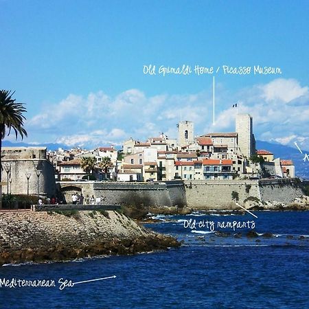 2 Bedroom Modern Apartment In Antibes With Sea View Exterior foto